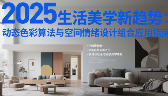 2025生活美学新趋势:动态色彩算法与空间情绪设计组合应用指南