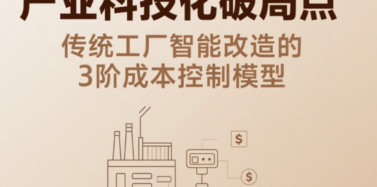 产业科技化破局点：传统工厂智能改造的3阶成本控制模型