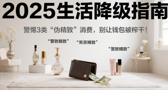 2025生活降级指南：警惕3类“伪精致”消费，别让钱包被榨干!