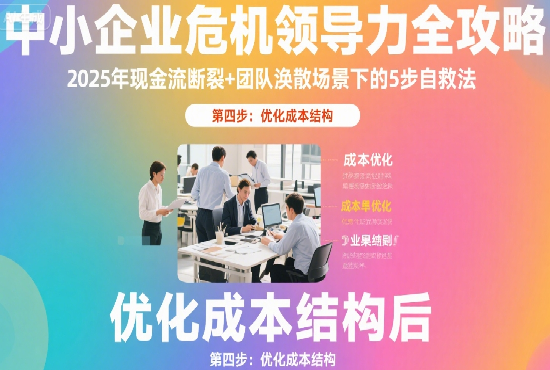 中小企业危机领导力全攻略：2025年现金流断裂+团队涣散场景下的5步自救法