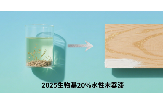 涂料新趋势：2025生物基20%水性木器漆，耐磨实力远超溶剂型
