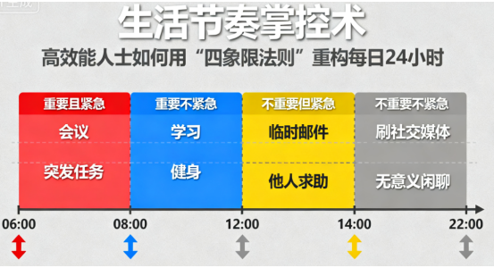 生活节奏掌控术:高效能人士如何用