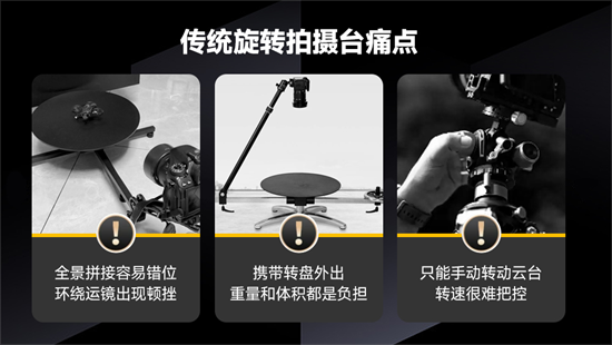 百图快锁丨一台脚架，解锁 360°旋转拍摄台